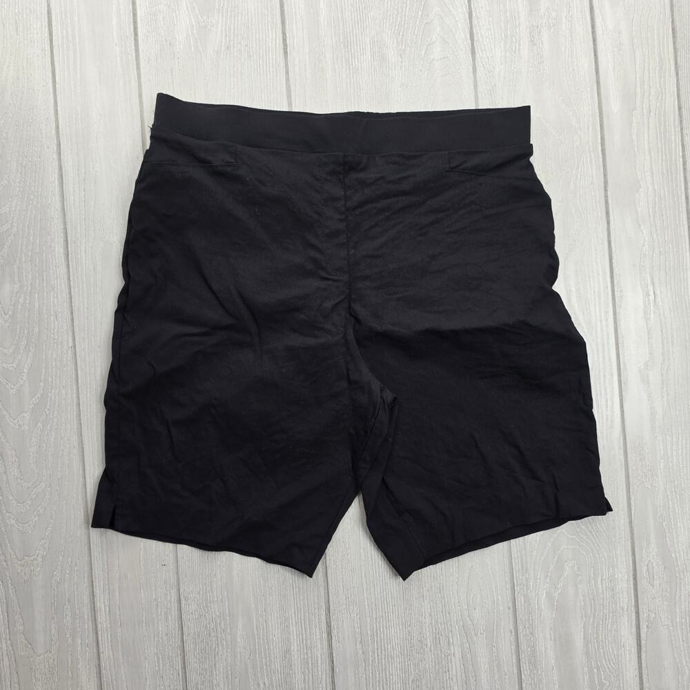 Calvin Klein Black Stretchy Fitted Shorts Women's Size XL